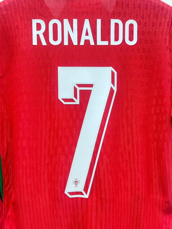 Ronaldo UEFA Euro 2024 Portugal home NO.7 football shirt fan edition