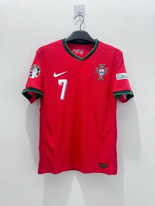 Ronaldo UEFA Euro 2024 Portugal home NO.7 football shirt fan edition