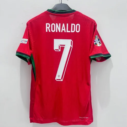 Ronaldo UEFA Euro 2024 Portugal home NO.7 football shirt fan edition