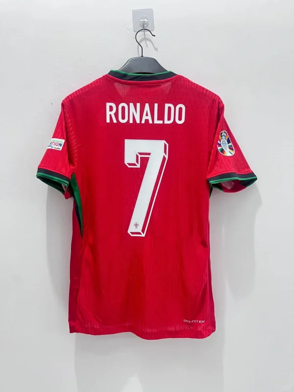 Ronaldo UEFA Euro 2024 Portugal home NO.7 football shirt fan edition